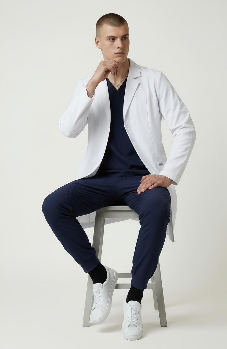 IRIS MEN’S LAB COAT