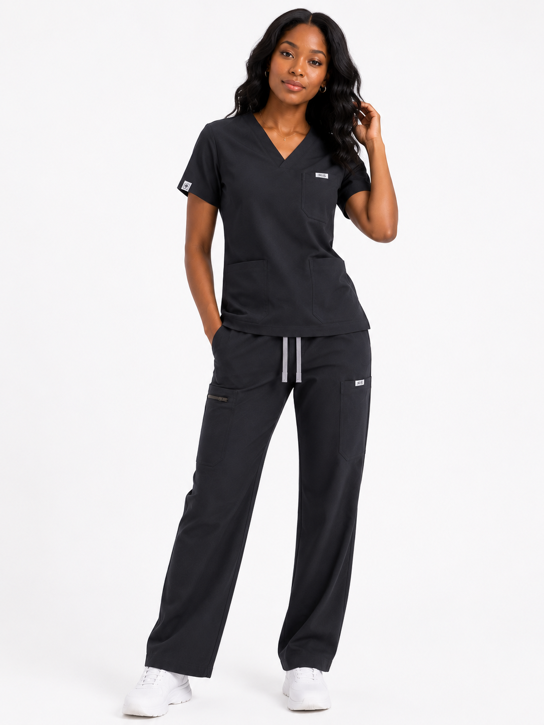 WOMEN'S PERFORMANCE V-NECK SCRUB TOP